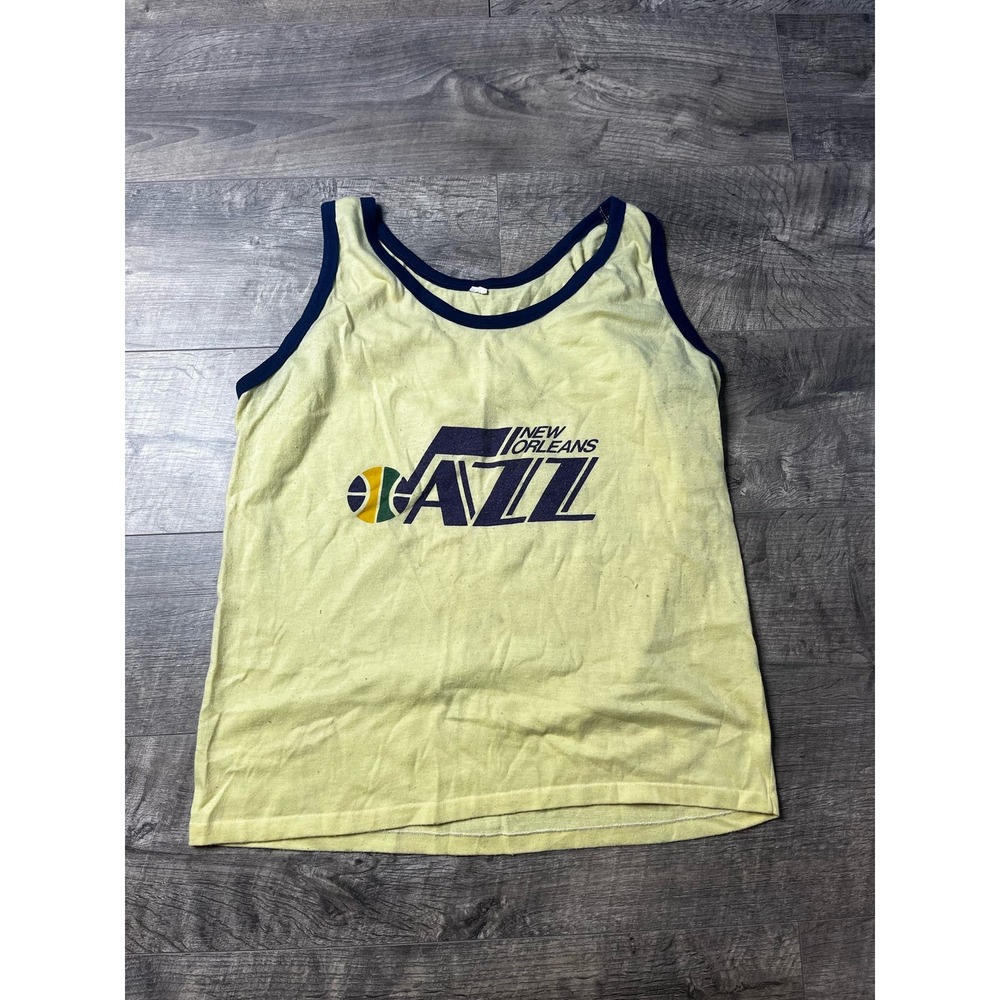 Vintage Yellow New Orleans Jazz Tank Top